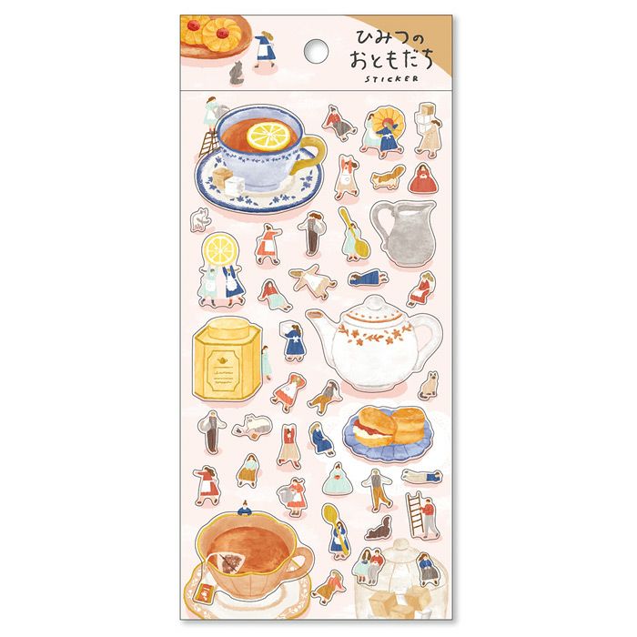 Mindwave Secret Friends Tea Time Sticker Seals [Mindwave]