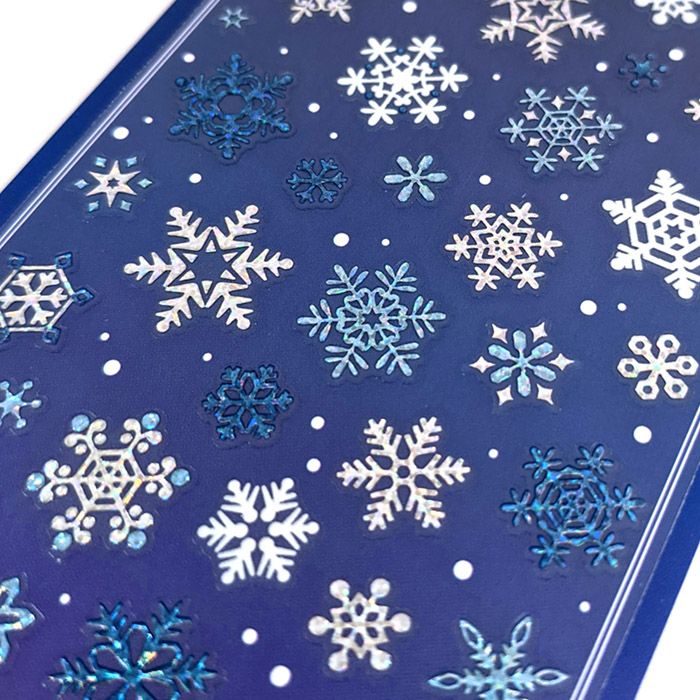 Mindwave Winter Selection Pukumori Snowflakes Sticker Seals [Mindwave]