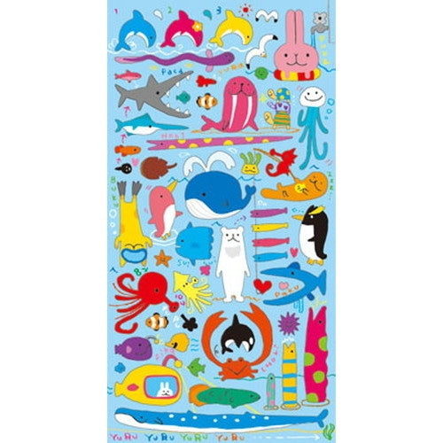 Mindwave Yuruanimal YuruFish Sticker Sheet
