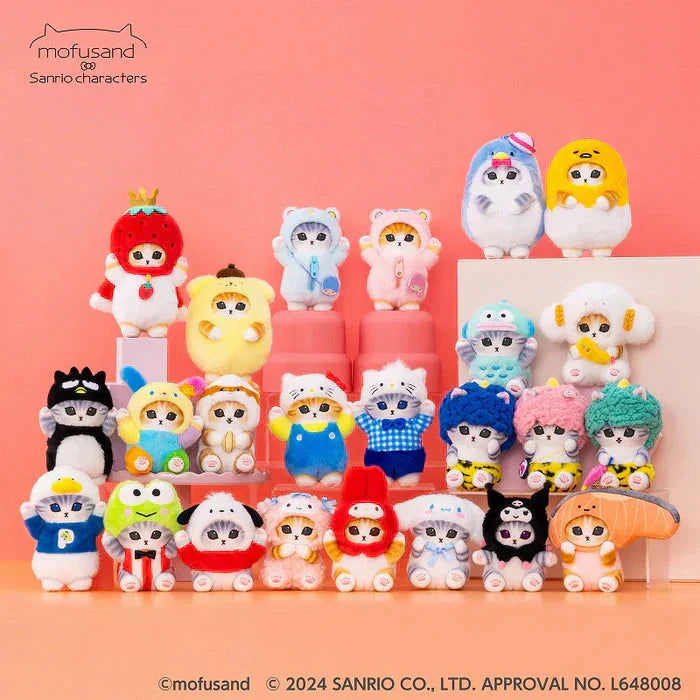 Mofusand Corocorokuririn mofusand x Sanrio Characters Mascot Plush