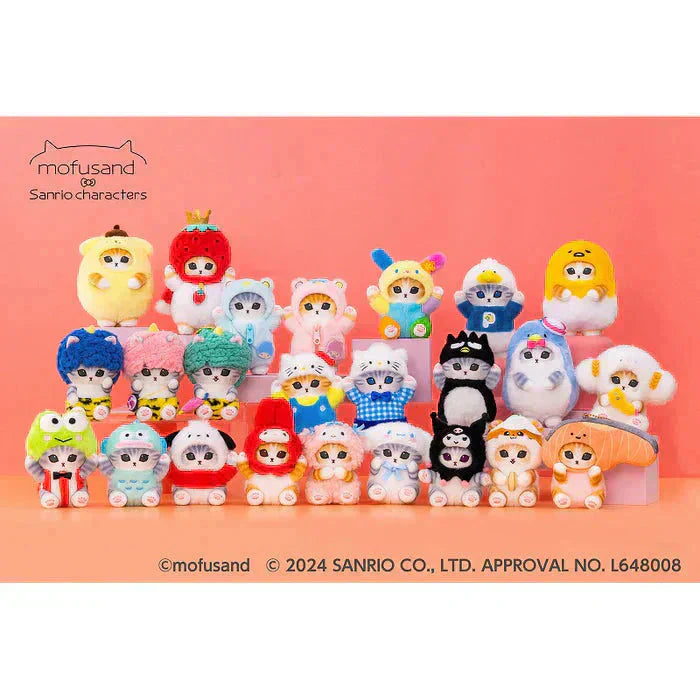 Mofusand Corocorokuririn mofusand x Sanrio Characters Mascot Plush