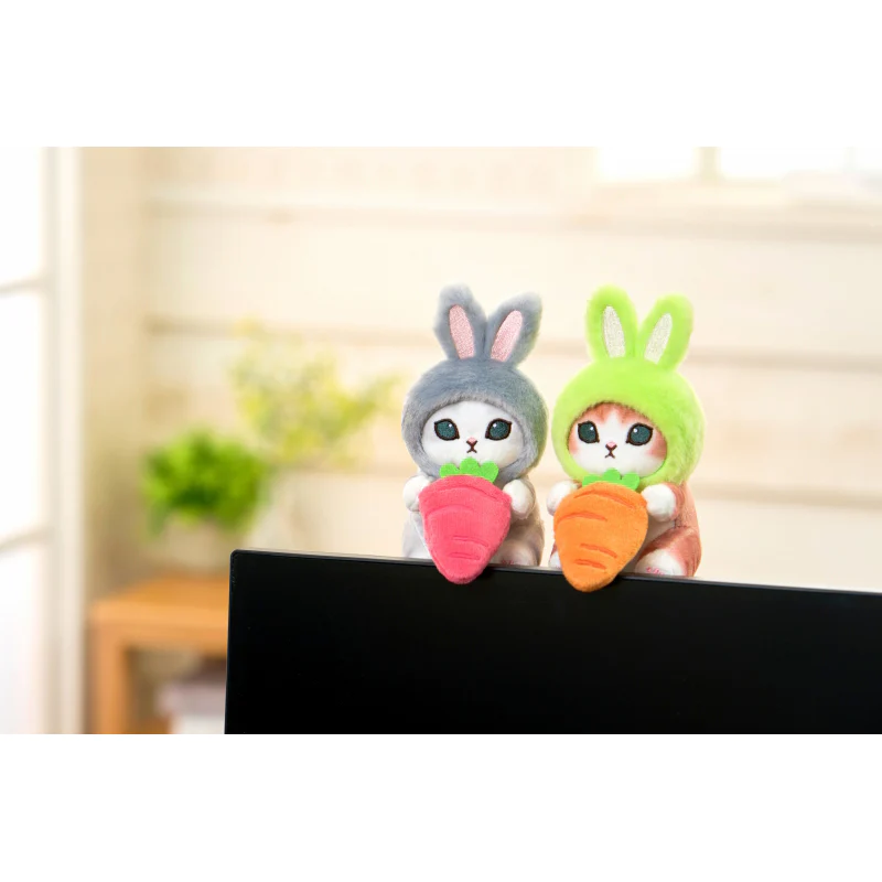 Mofusand mofusand Desktop Hook Plush Toy [Grey BunnyNyan]