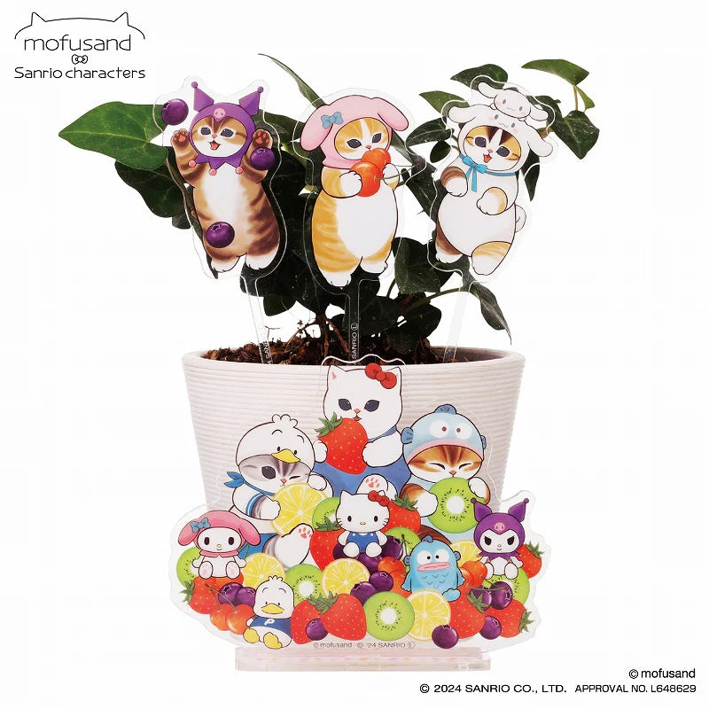 Mofusand mofusand x Sanrio Characters 2WAY Big Acrylic Stand A