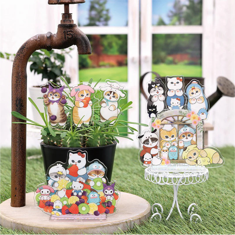 Mofusand mofusand x Sanrio Characters 2WAY Big Acrylic Stand A