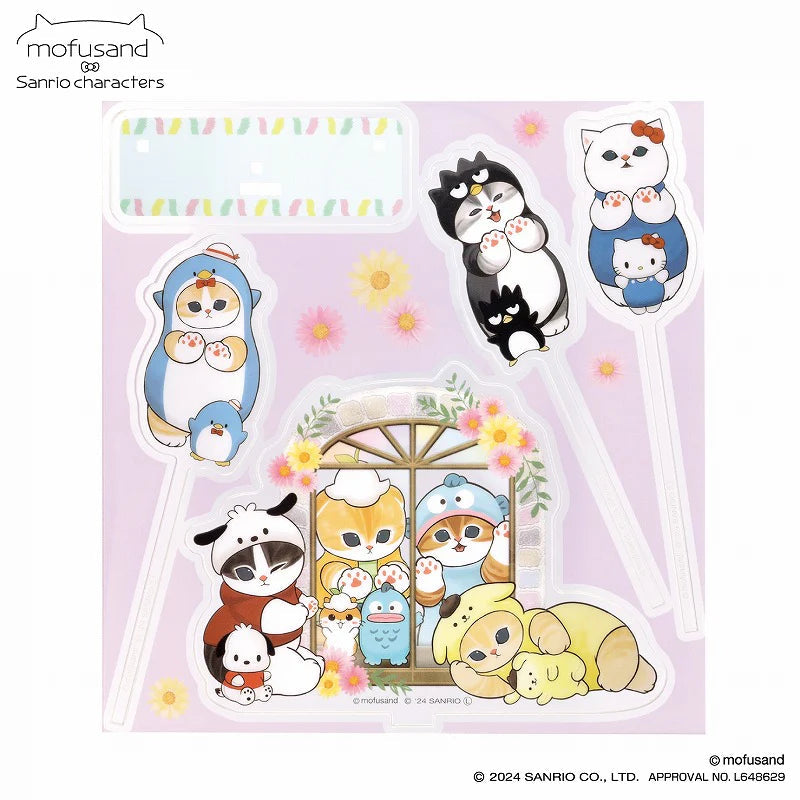 Mofusand mofusand x Sanrio Characters 2WAY Big Acrylic Stand B