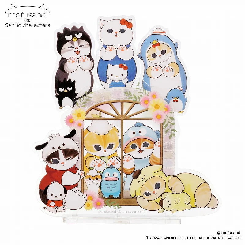 Mofusand mofusand x Sanrio Characters 2WAY Big Acrylic Stand B