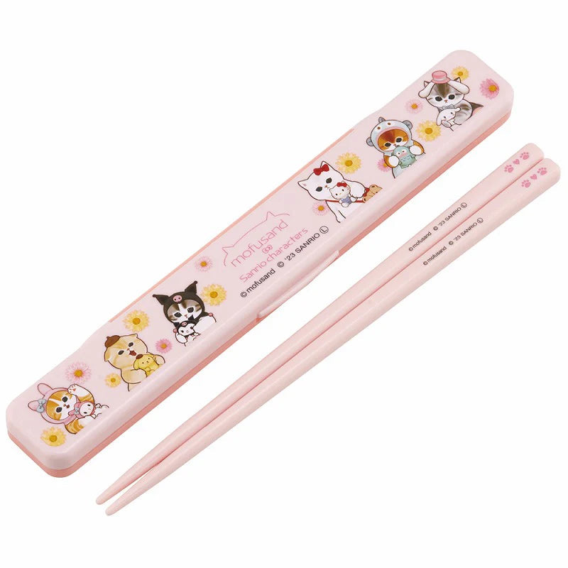 Mofusand Mofusand x Sanrio Chopstick Set in Pink
