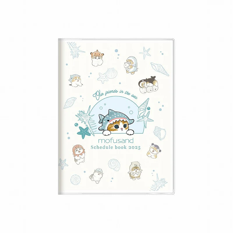 Mofusand Whale Shark Nyan Mofusand 2025 Monthly Schedule Book [A6]