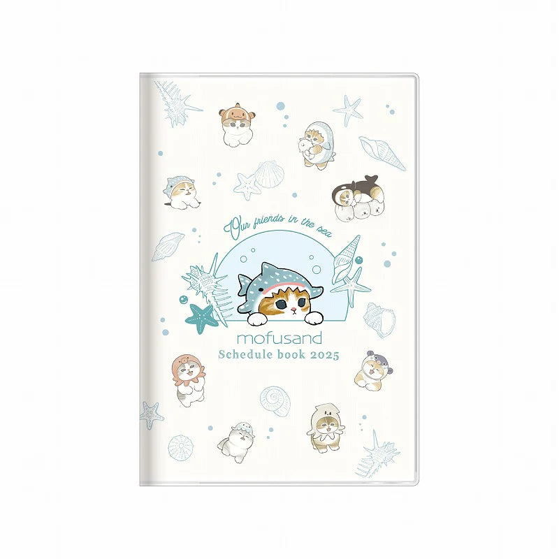 Mofusand Whale Shark Nyan Mofusand 2025 Monthly Schedule Book [B7]