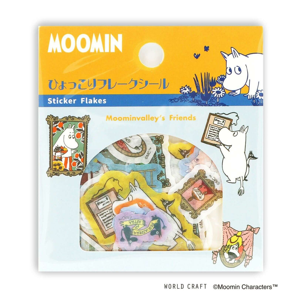 Moomin Moominvalley's Friends Picture Frames Sticker Flakes