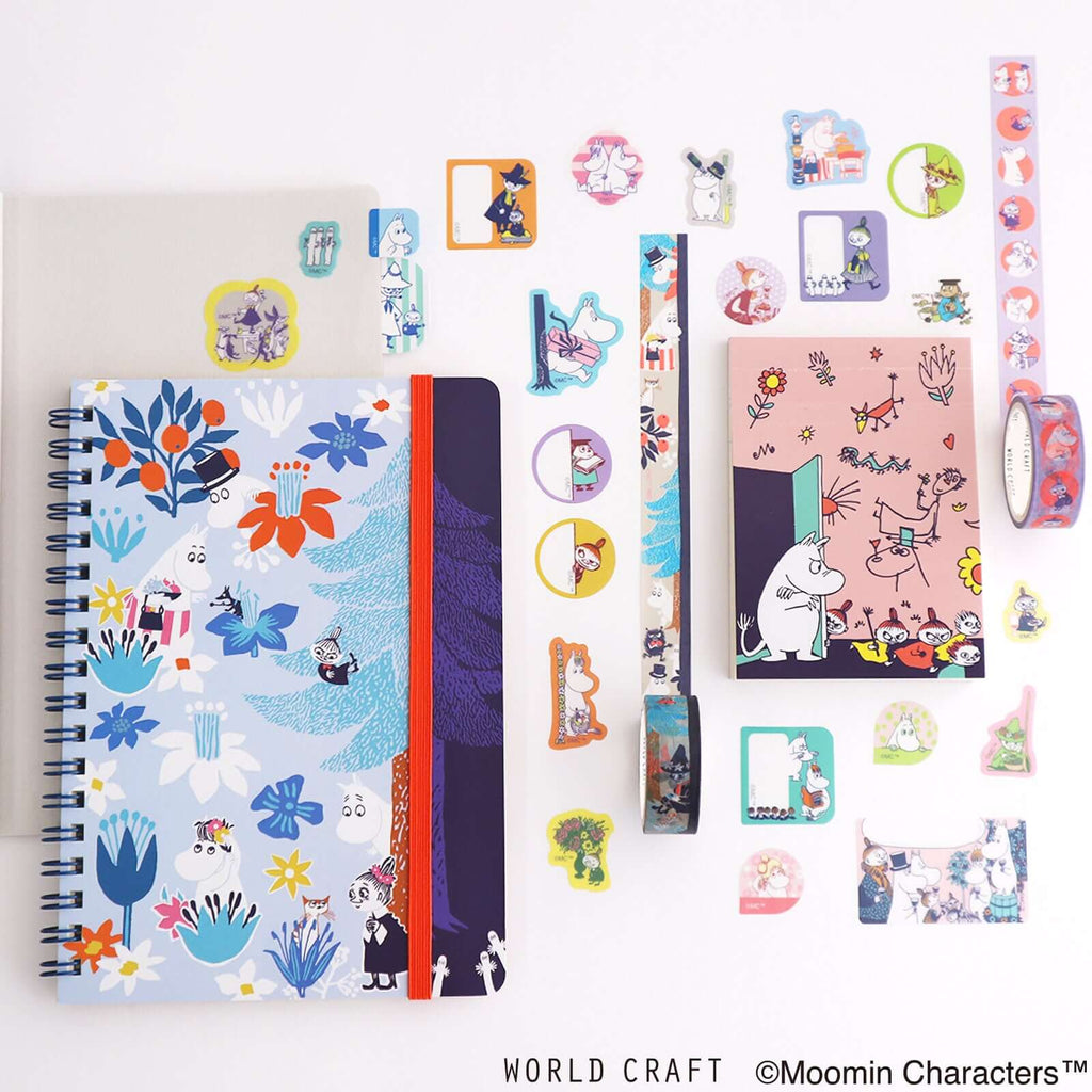 Moomin Notebooks & Notepads Moomin Blue Spiral Notebook