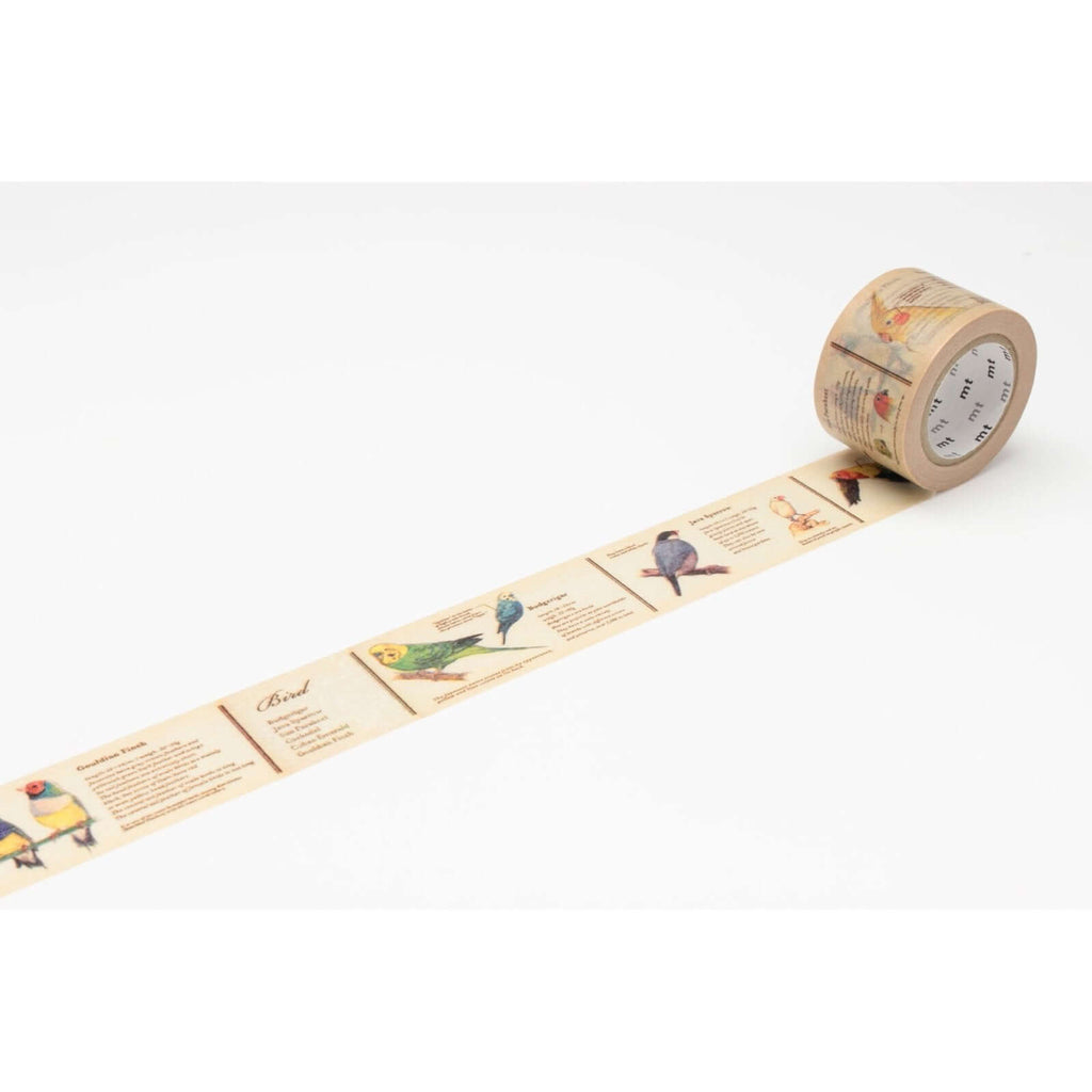 MT Japan Decorative Tape mt ex 'Encylopedia Bird' Washi Masking Tape