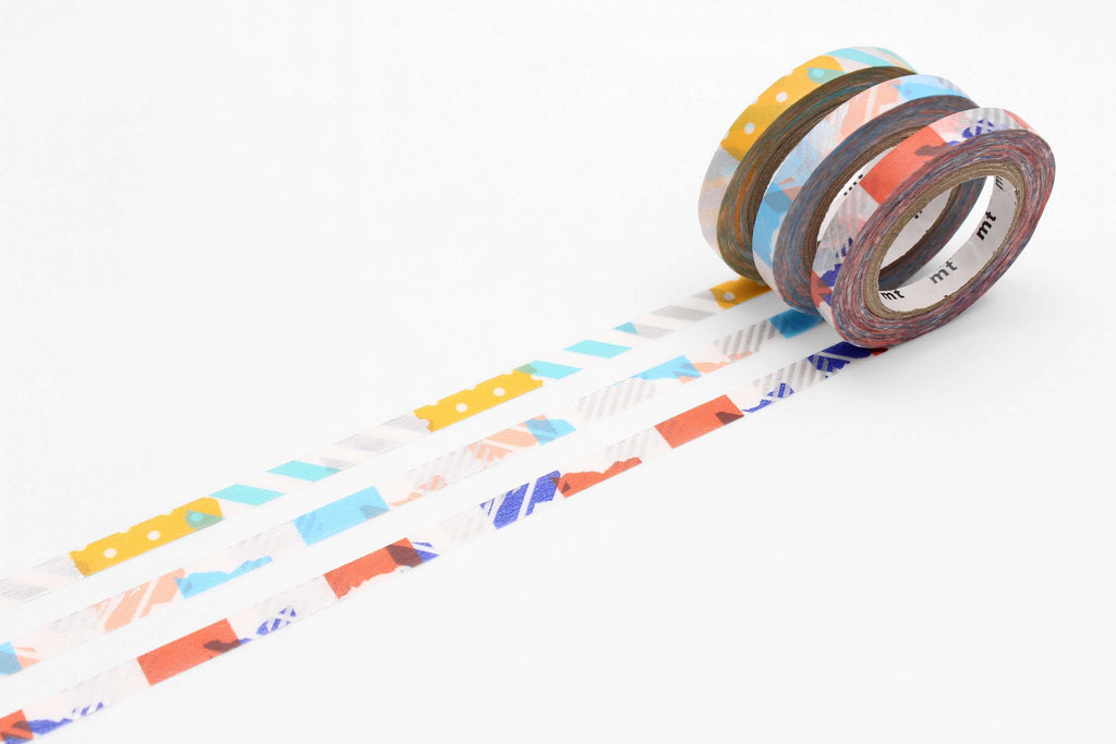 MT Japan Decorative Tape mt Slim Deco G 3 Pack Washi Tape