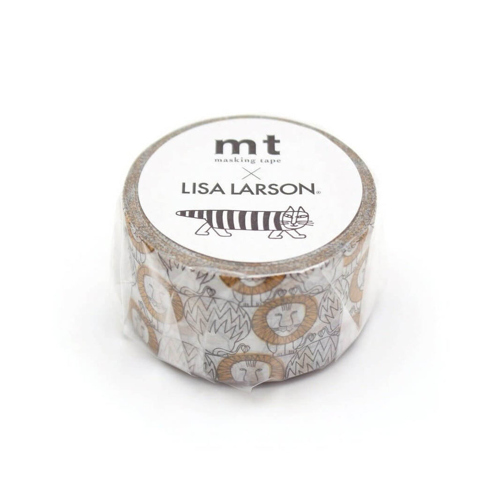 MT Japan Decorative Tape mt x Lisa Larson 'Lion' Washi Masking Tape