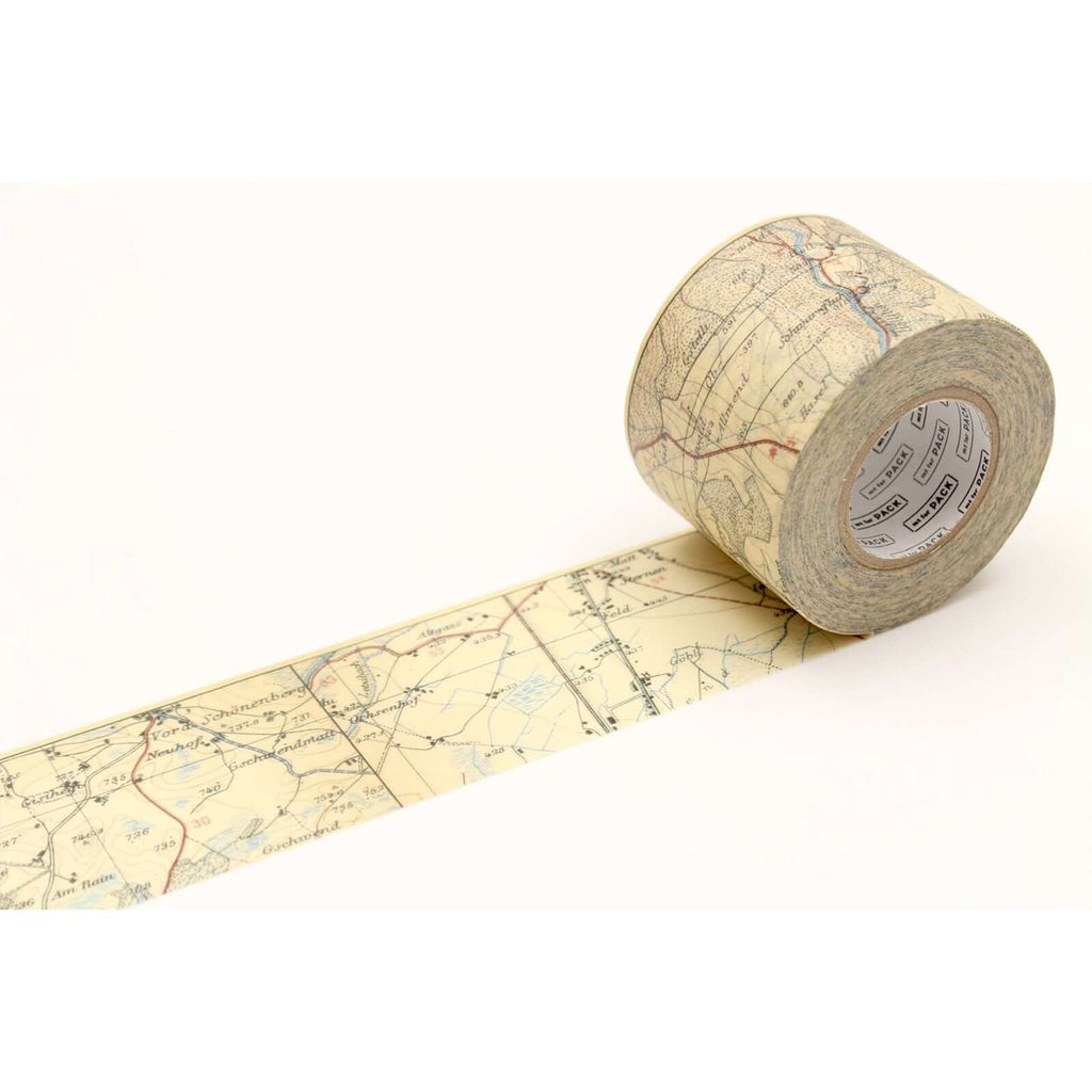 MT Japan Washi Tape mt for pack Vintage Map Washi Masking Tape Parcel Tape