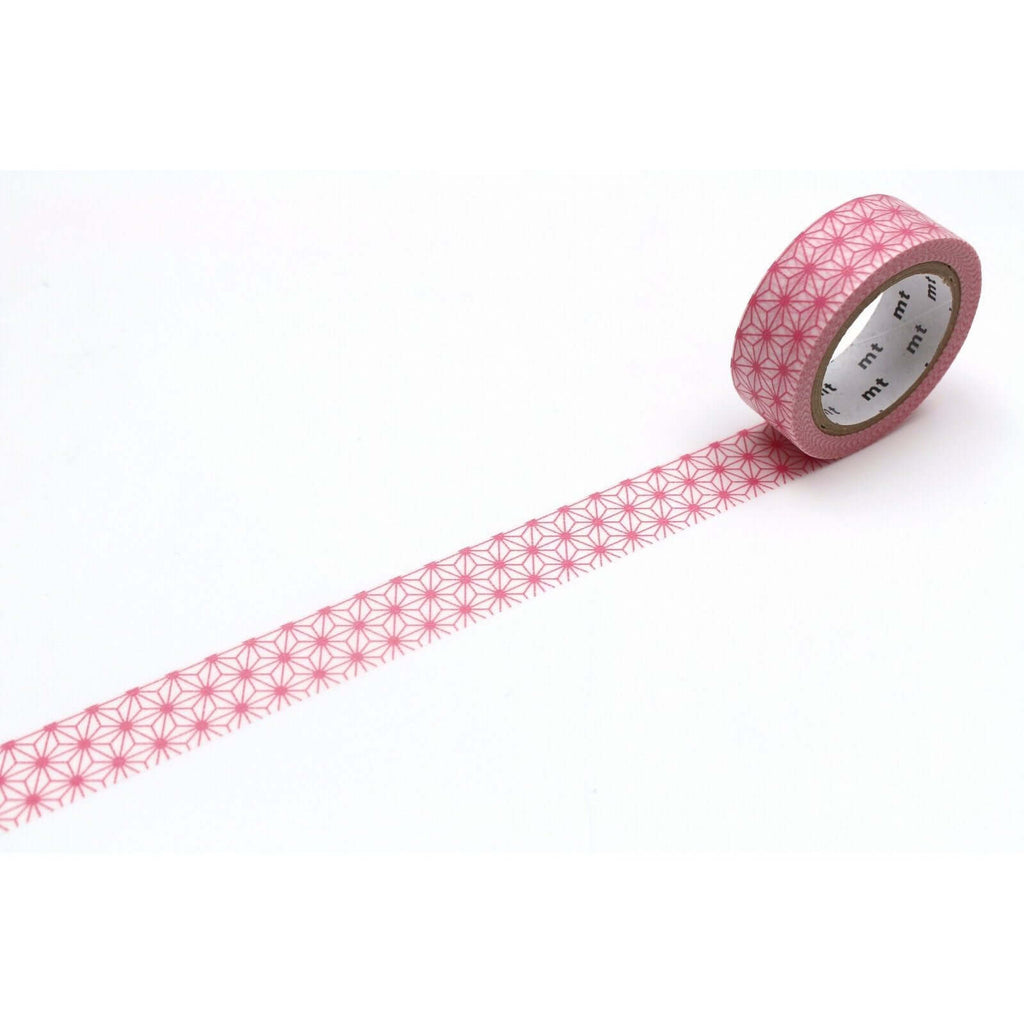 MT Tape MT Japan Asanoha Momo Pink Deco Washi Tape