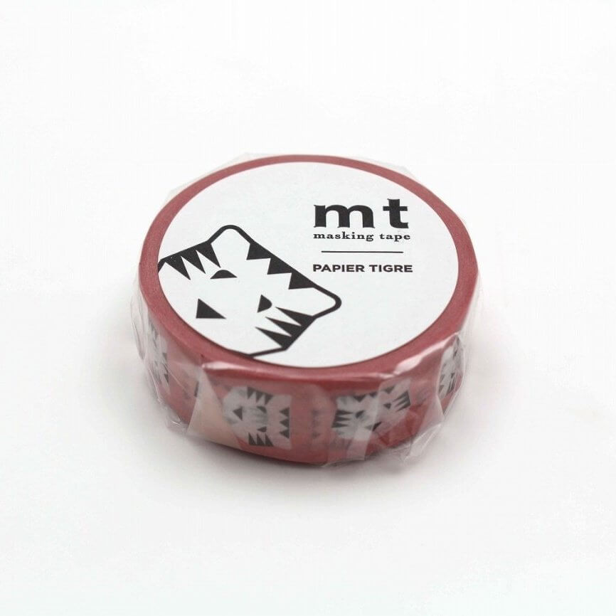MT Tape mt x Papier Tigre Japan Masking Tape Le Tigre Pink Pattern