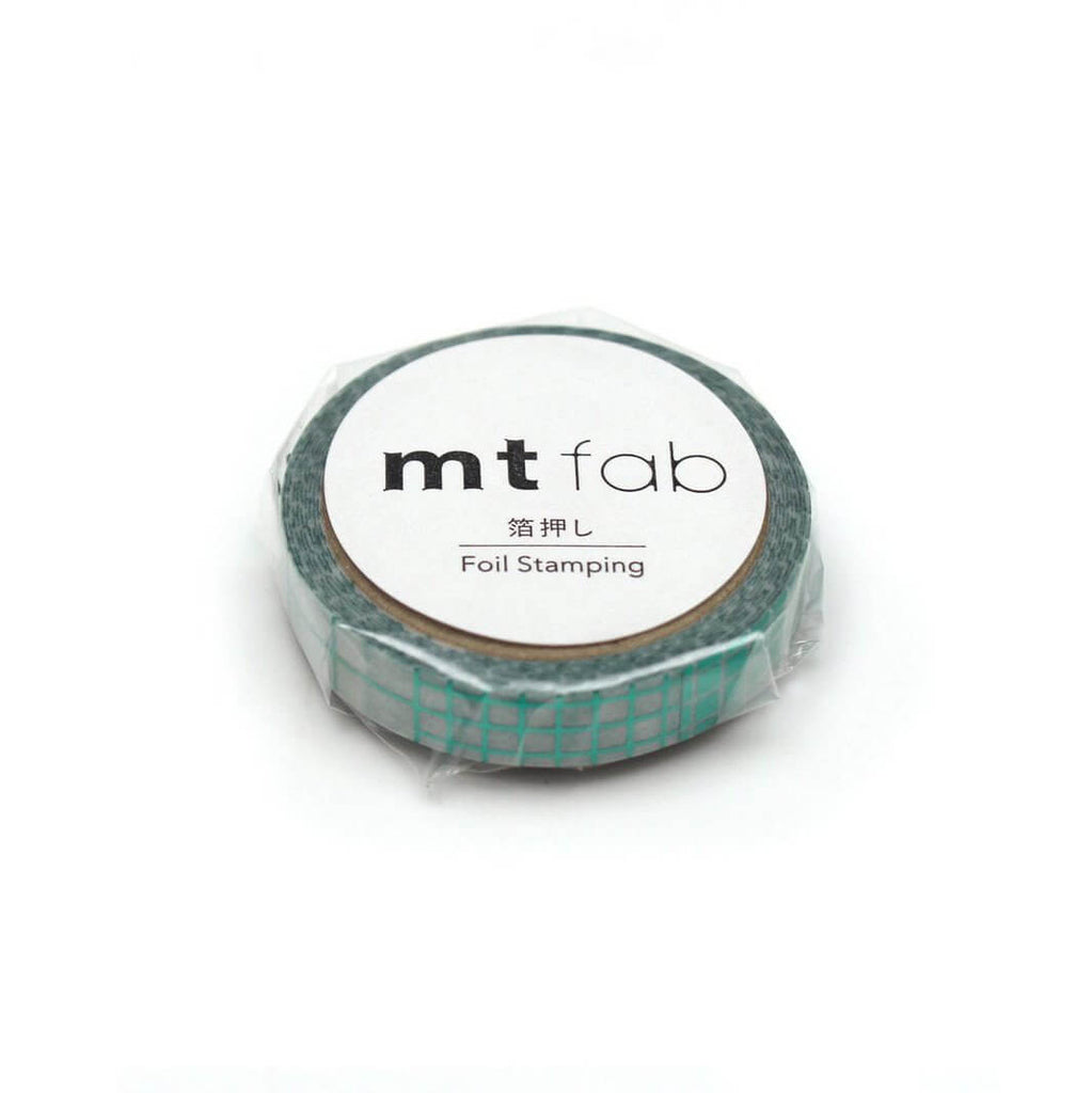 MT Tape Washi Tape mt Fab Japan Masking Tape Green Grid Pattern