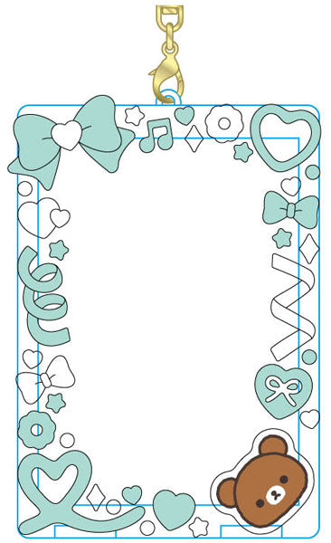 NIC Rilakkuma Clear Deco Card Holder [Chairoikoguma]