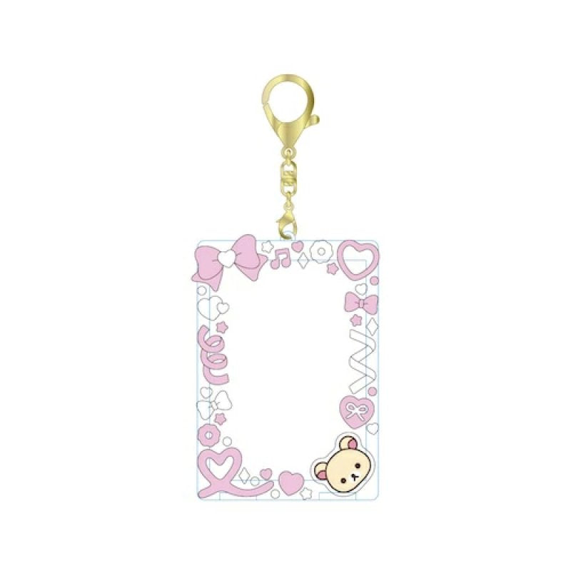 NIC Rilakkuma Clear Deco Card Holder [Korilakkuma]
