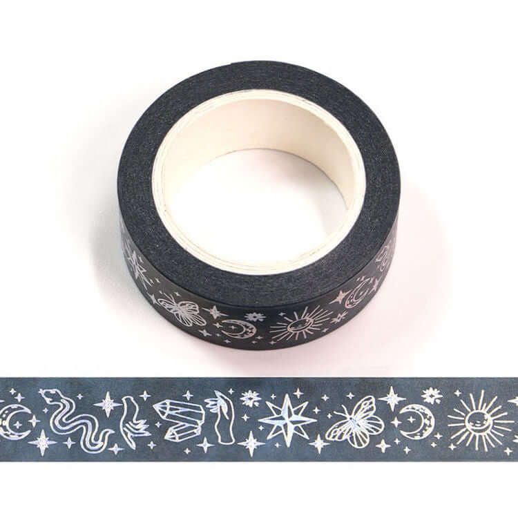 oshoppu Decorative Tape Silver Foil Divination Washi Tape