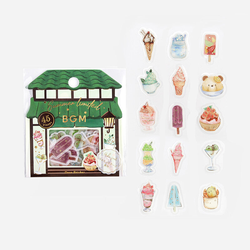 oshoppu Summer Limited Edition Sweets Sticker Flakes [BGM]