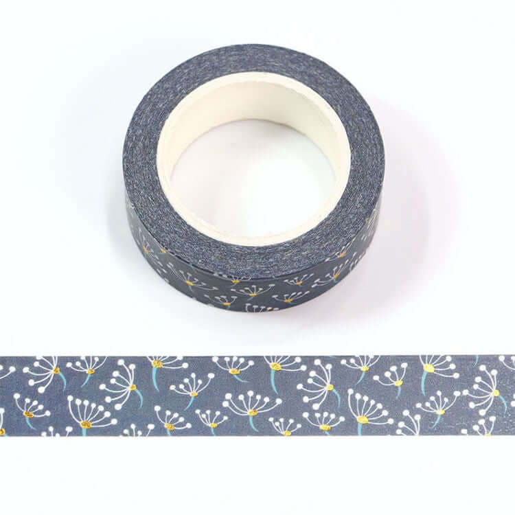 oshoppu Washi Tape Gold Foil Dandelion Washi Tape