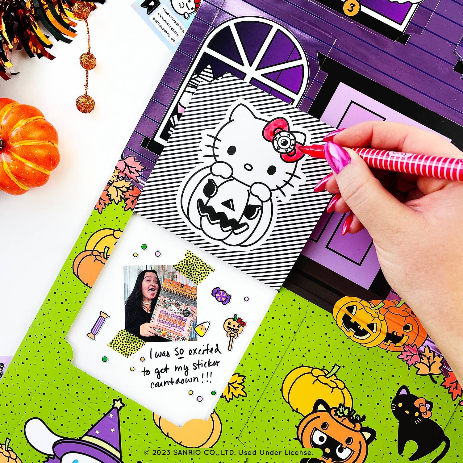 Timer Hello Kitty Sticker Hello Kitty And Friends Halloween Sticker Countdown | oshoppu