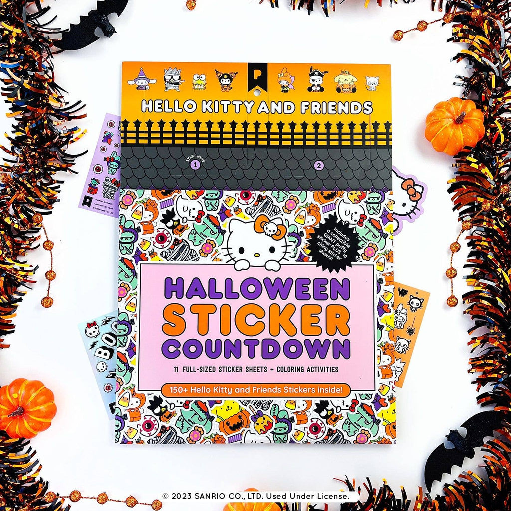Pipsticks Decorative Stickers Hello Kitty And Friends Halloween Sticker Countdown