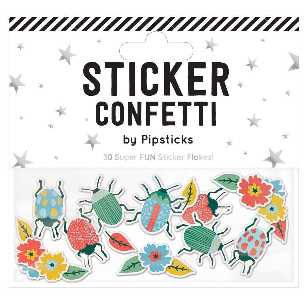 Pipsticks Decorative Stickers Pipsticks - Don't Bug Me Sticker Confetti