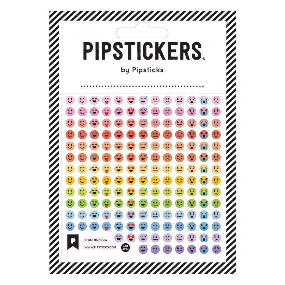 Pipsticks Decorative Stickers Pipsticks - Emoji Rainbow
