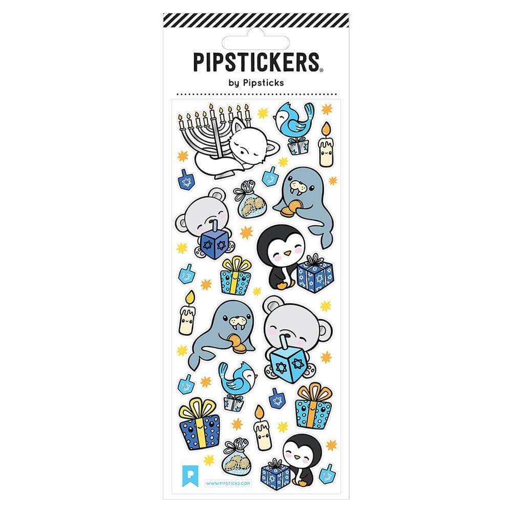 Pipsticks Decorative Stickers Pipsticks - Festival Of Lights Hanukkah Stickers