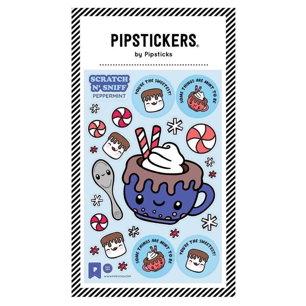 Pipsticks Decorative Stickers Pipsticks - Mint To Be Together Scratch 'n Sniff