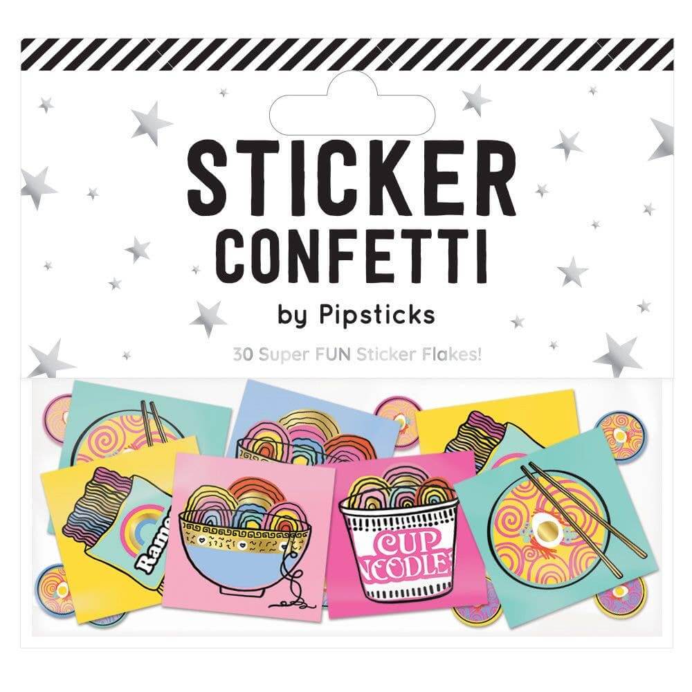 Pipsticks Decorative Stickers Pipsticks - Ra-Ra-Ramen Sticker Confetti