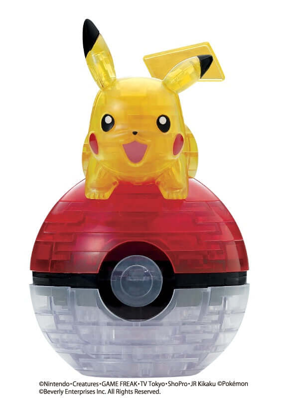 Pokemon 3D Crystal Puzzle of Pikachu and Pokeball