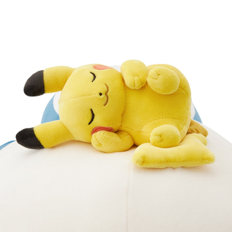 Pokemon Center Goodnight Snorlax and Pikachu Mocchiri Plush [Pokemon Sleep]