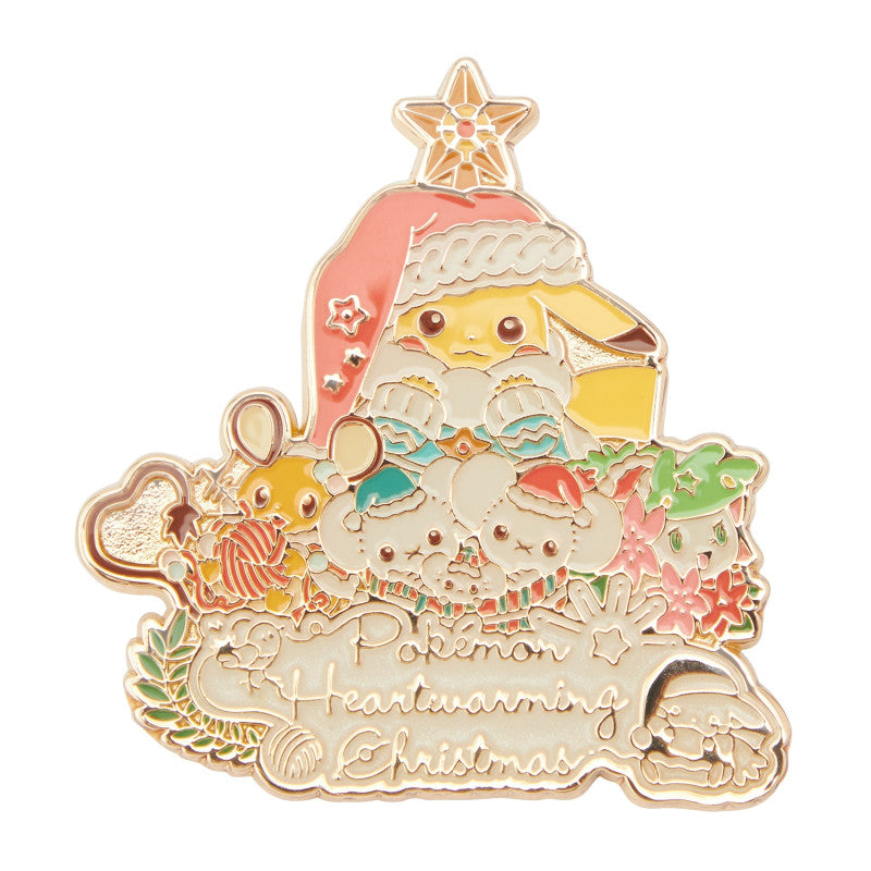 Pokemon Center Pokémon Heartwarming Christmas Pin 2024 [Pokemon Center Japan]