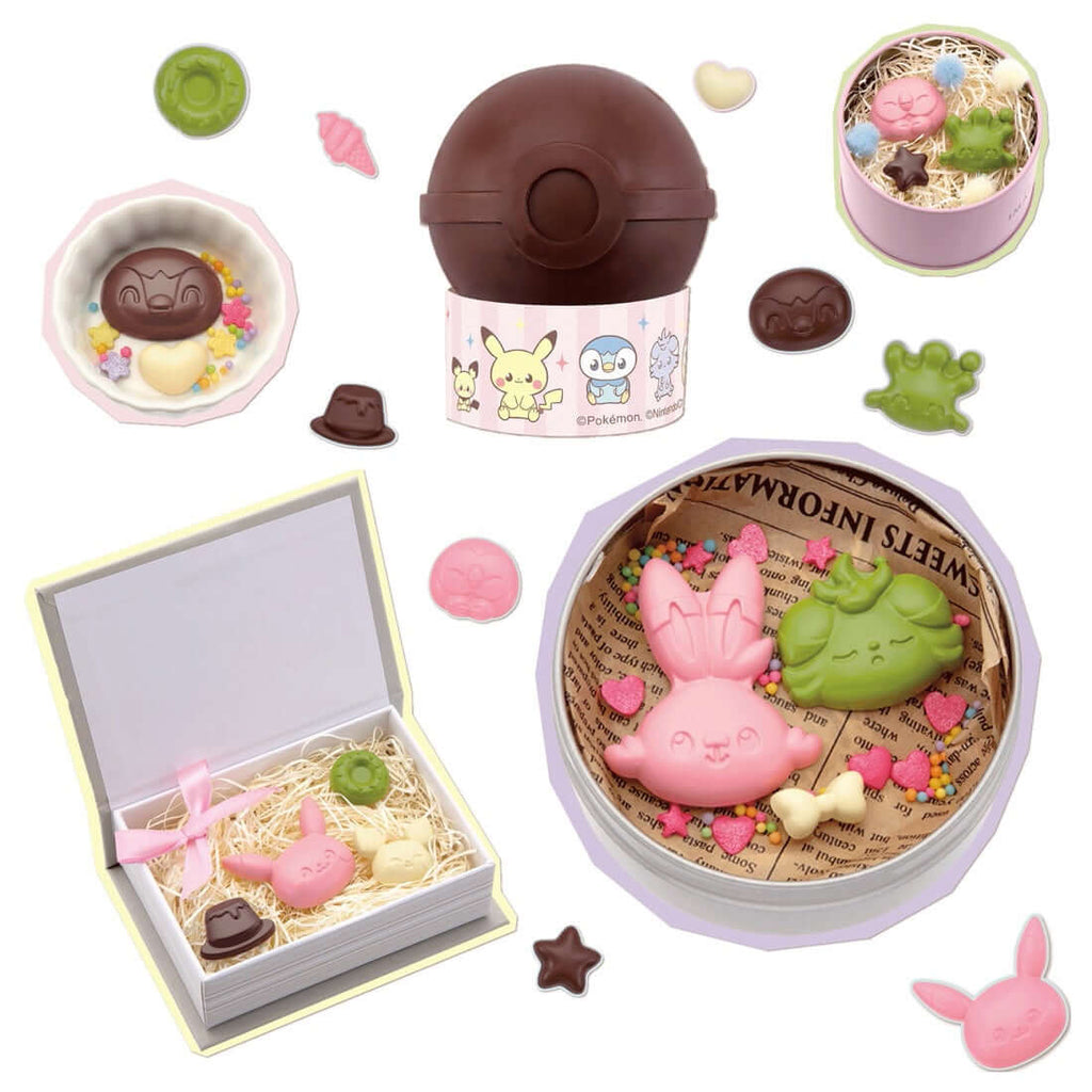 Pokemon Choco-Tama Poke Peace: Pokemon Chocolate DIY Kit