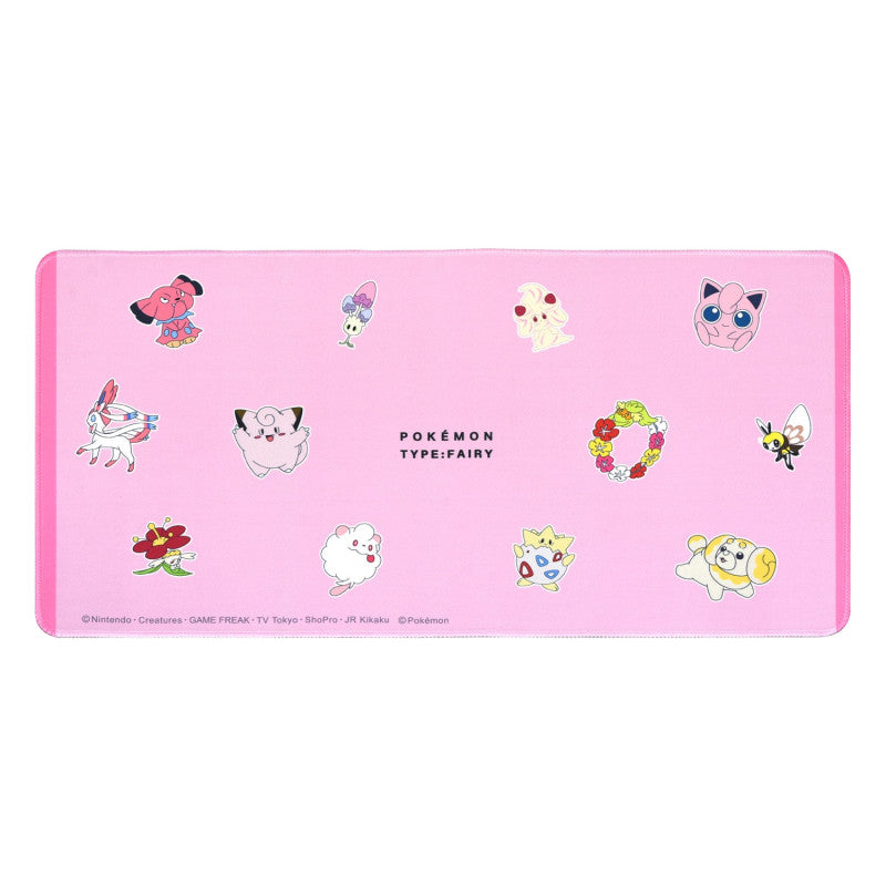 Pokemon Fairy Type Pokémon Pink Desk Mat