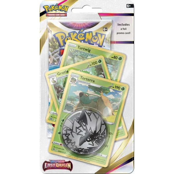 Pokemon Grass Type Pokemon Trading Card Game Sword & Shield 11 Lost Origin Premium Checklane Blister Display