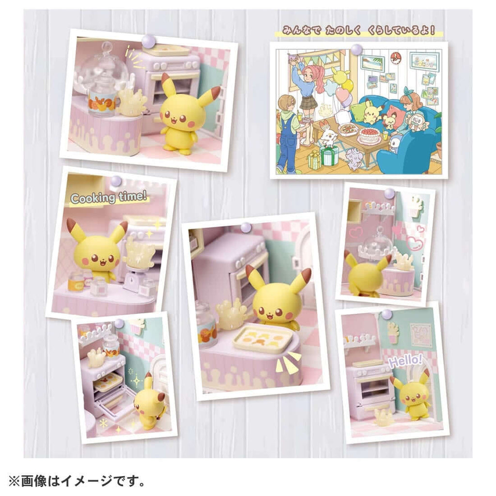 Pokemon Pokemon Poke Peace House Pikachu & Milcery Kitchen