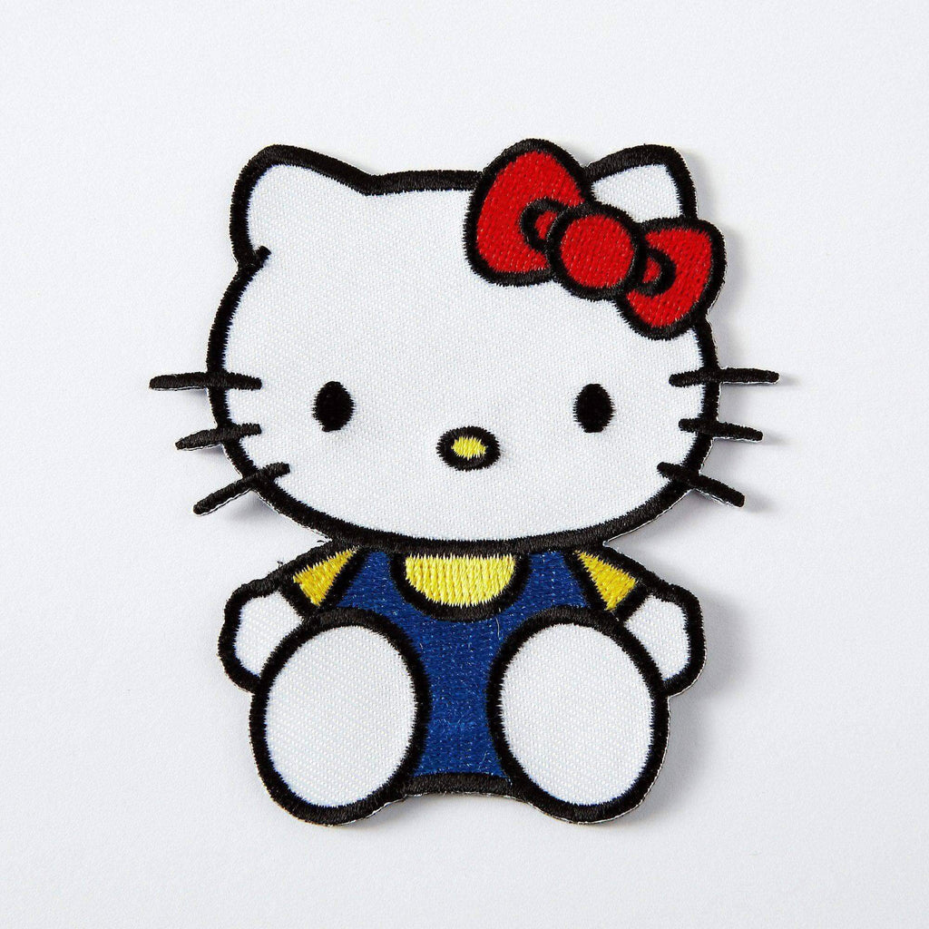 Punky Pins Decorative Stickers Punky Pins - Hello Kitty Sitting Embroidered Iron On Patch