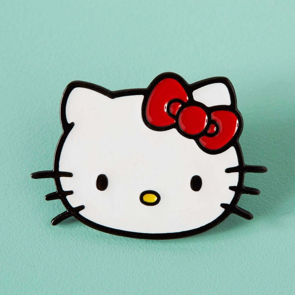 Punky Pins Decorative Stickers Punky Pins - Hello Kitty x Punky Pins Kitty Face Enamel Pin