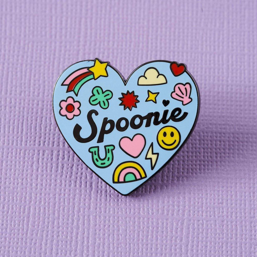 Punky Pins Decorative Stickers Punky Pins - Spoonie Heart Enamel Pin