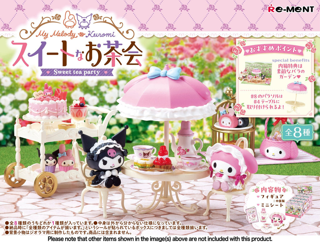 Re-Ment My Melody Kuromi Sweet Tea Party Re-Ment [Choose Your Box]