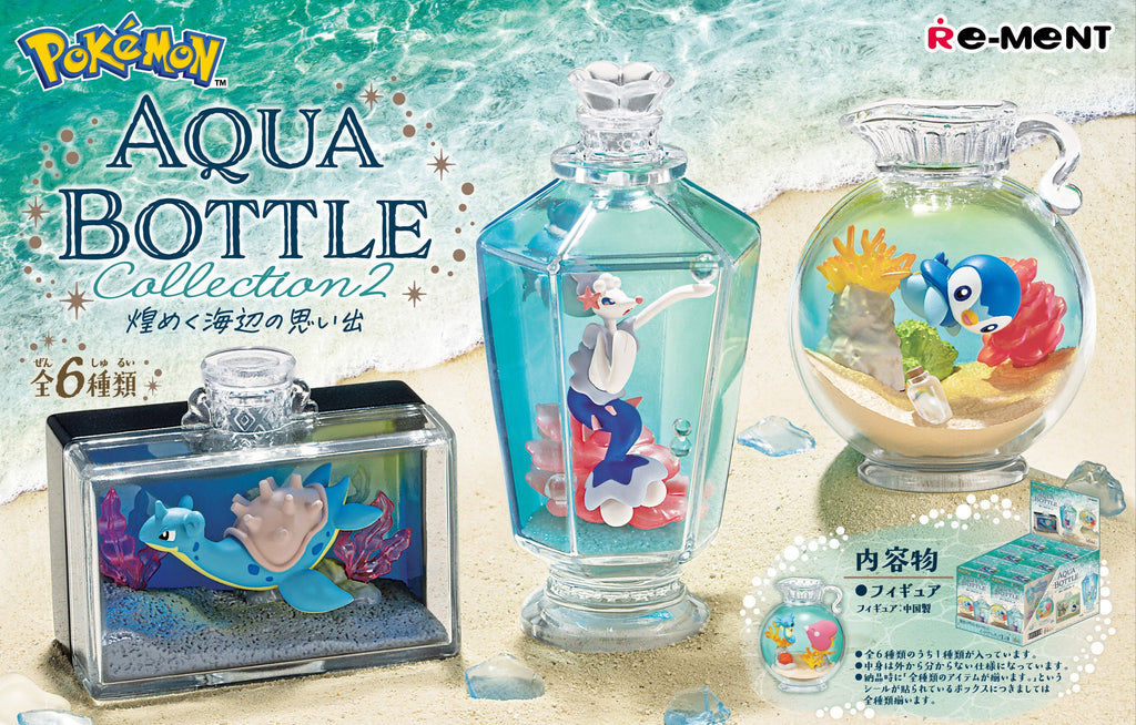 Re-Ment Pokemon Aqua Bottle Collection 2 -Memories Of The Glittering Seaside- [Open Box]