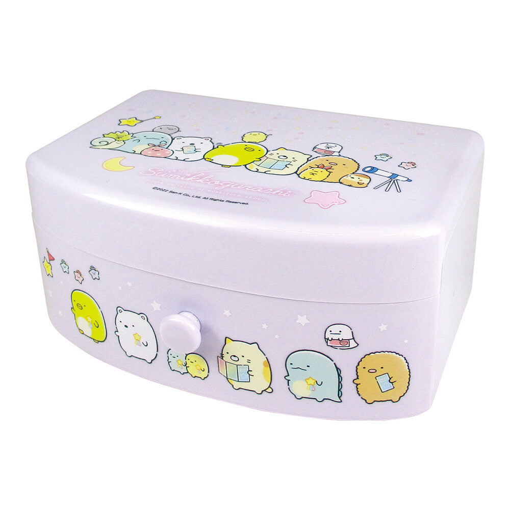 San-X Jewelry Holders Purple Sumikko Gurashi Starry Night Walk Jewellery Box