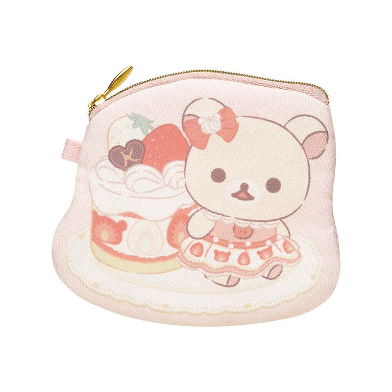 San-X Korilakkuma Strawberry Shortcake Flat Pouch Set [Korilakkuma Store]