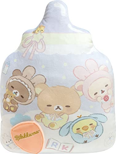 San-X Toys RIlakkuma Usa Usa Baby Bottle Plush Pillow