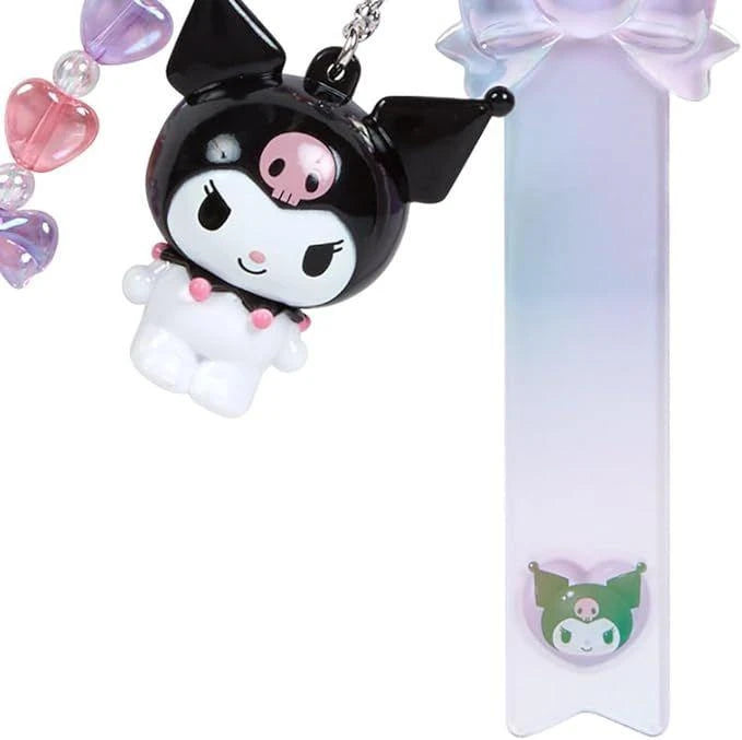 Kuromi Ribbon Design Clear & Puffy 3D Keychain [Sanrio Characters ...